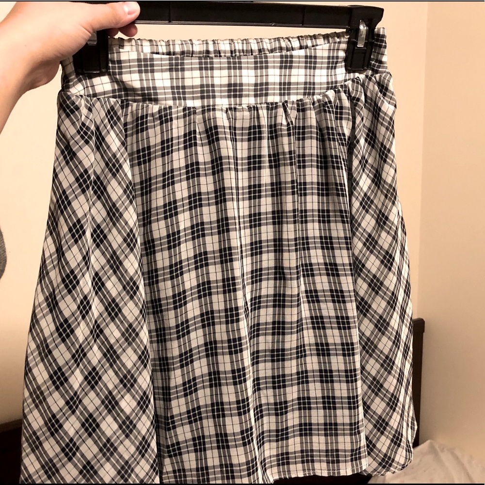 Japanese good quality plaid skirt